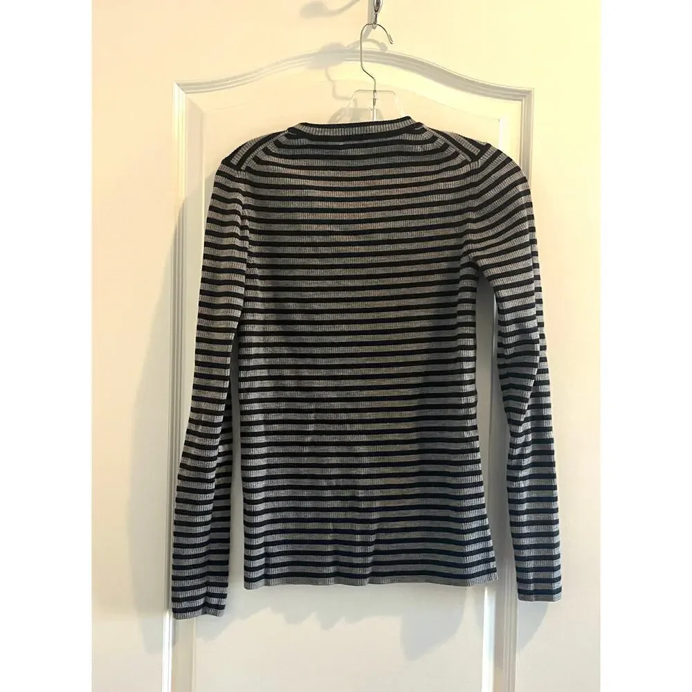 J. Crew Striped Merino Wool Top
